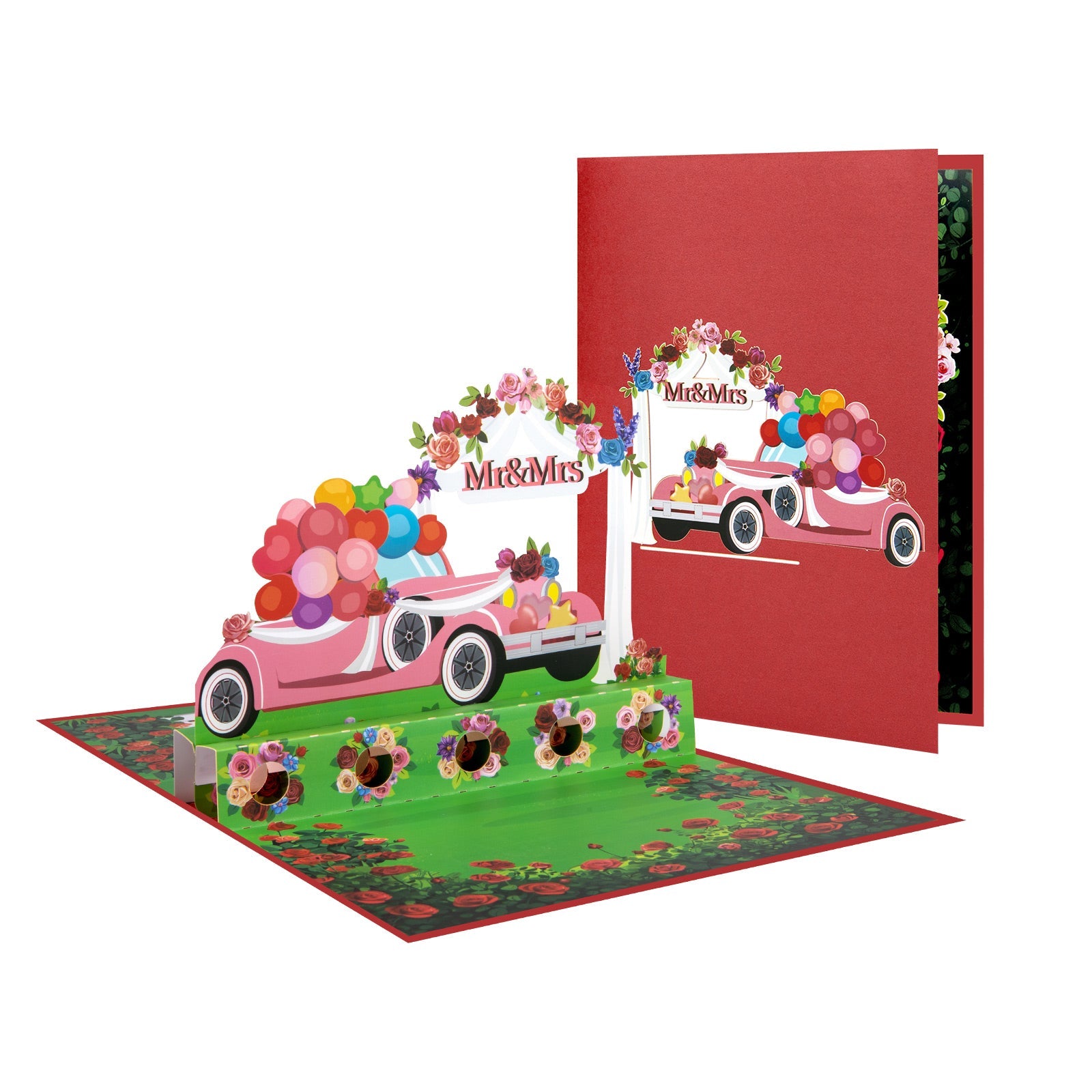 Wedding Pop Up Money Gift Card - 3D Wedding Card Greeting Card with Cash & Gift Card Holder Magic Ants