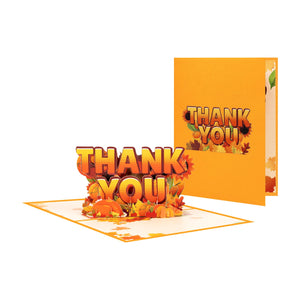 Thank You Pop Up Card – 3D Greeting Card with Envelope & Notecard Magic Ants