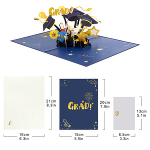 Graduation Pop-Up Card for Class of Graduates Magic Ants