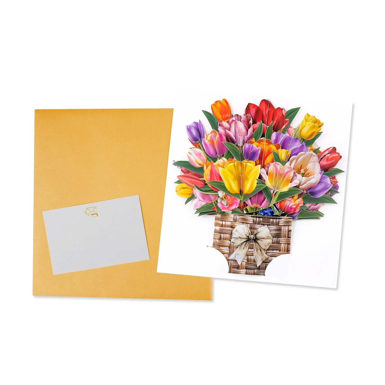 3D Tulip Bouquet Pop Up Card - Elegant Gift for Birthdays & Special Occasions Magic Ants