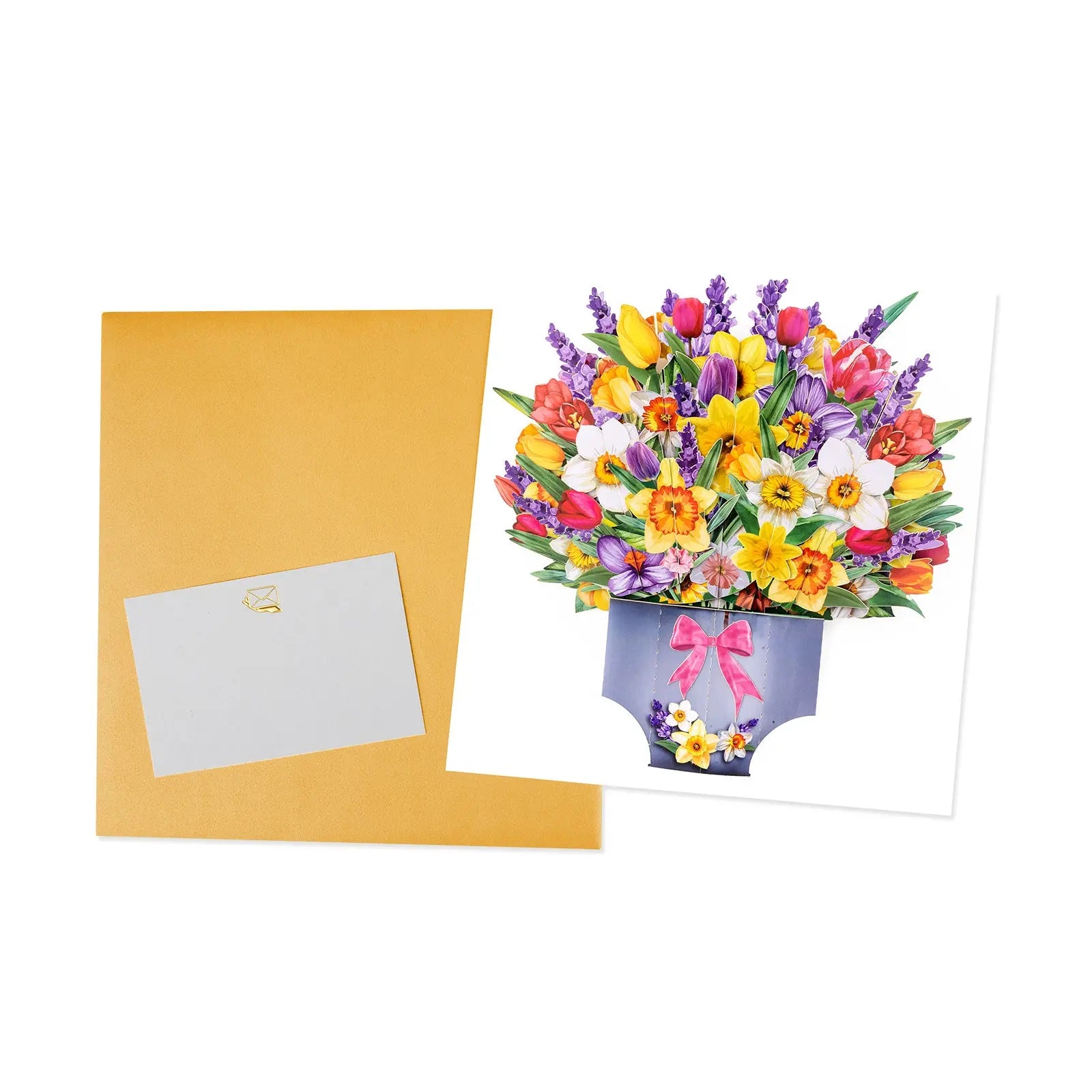 3D Flowers Bouquet Pop Up Card - Perfect Gift for Birthday & Mother's Day Magic Ants