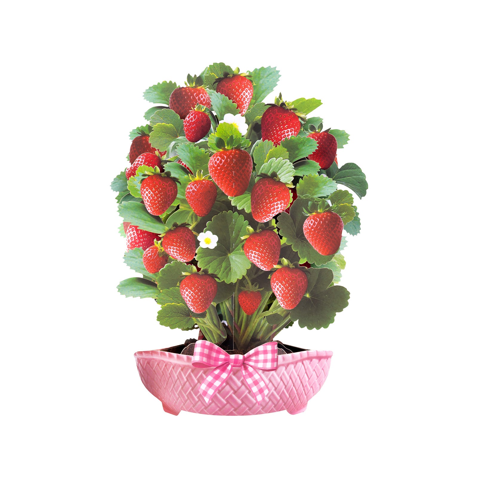 Strawberry Bouquet 3D Pop-Up Card | Personalized Sweet & Fun Greeting Card for Birthdays & All Occasions