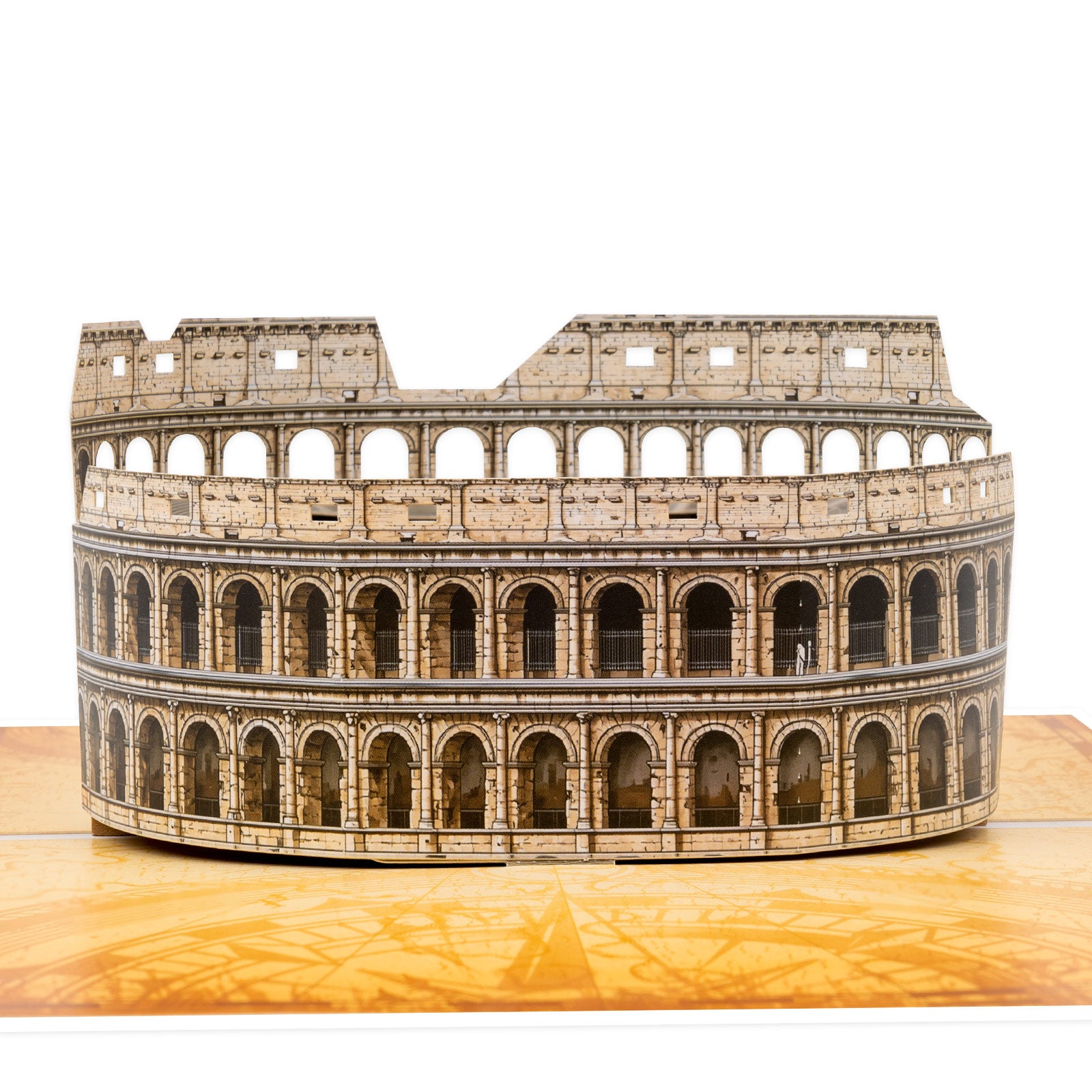 Colosseum 3D Pop-Up Card | Personalized Rome Landmark Greeting Card for Travel Lovers & Italy Fans