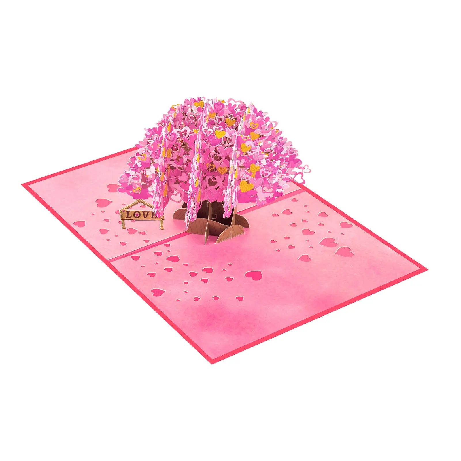 Love Tree Pop up Card - 3D Valentine's Day Greeting Cards | Perfect Gift for Anniversary, Special Moments Magic Ants