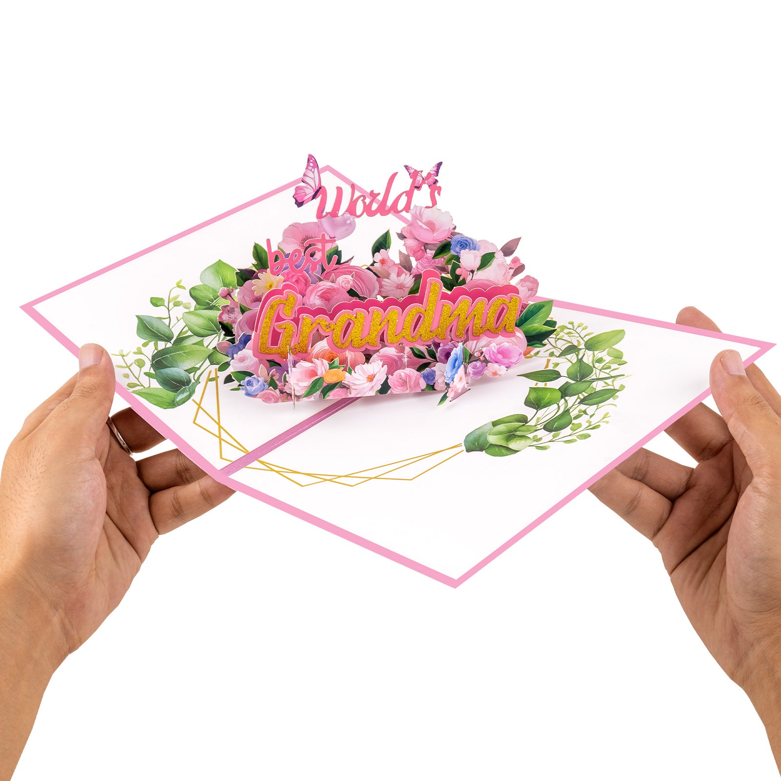 3D Grandmother Pop-up Card for Mother's Day Magic Ants