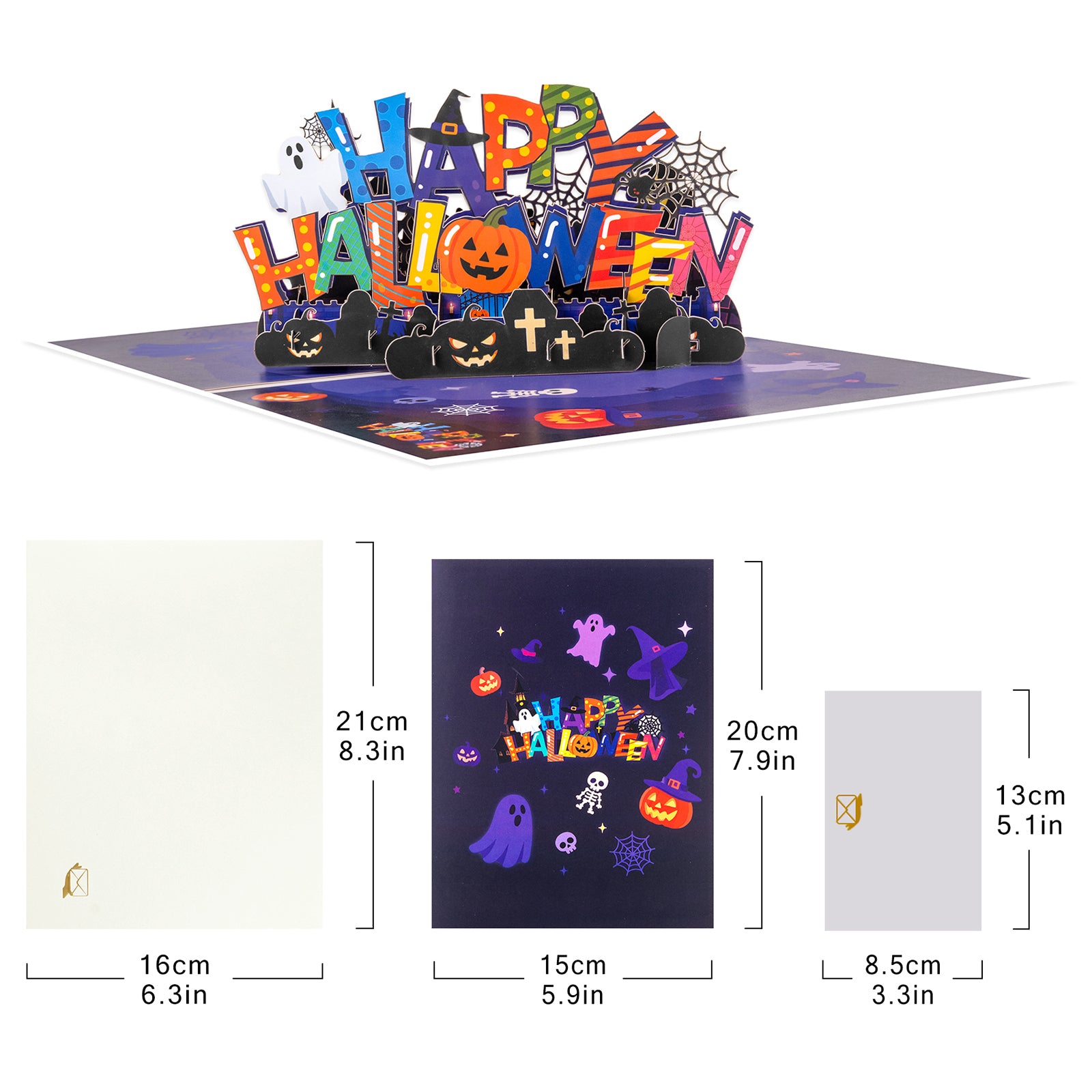 Happy Halloween 3D Pop-Up Card | Personalized Fun & Festive Halloween Greeting Card