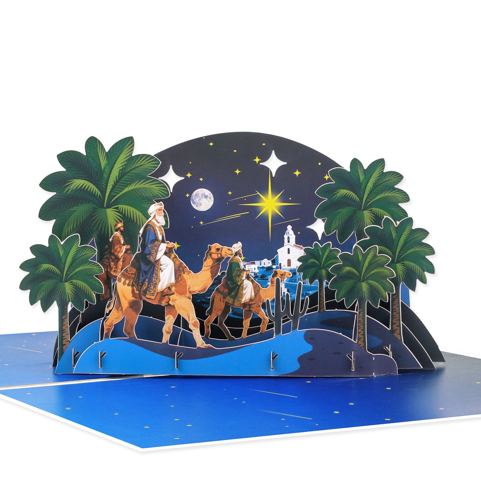 Three Wise Men Nativity 3D Pop-Up Christmas Card