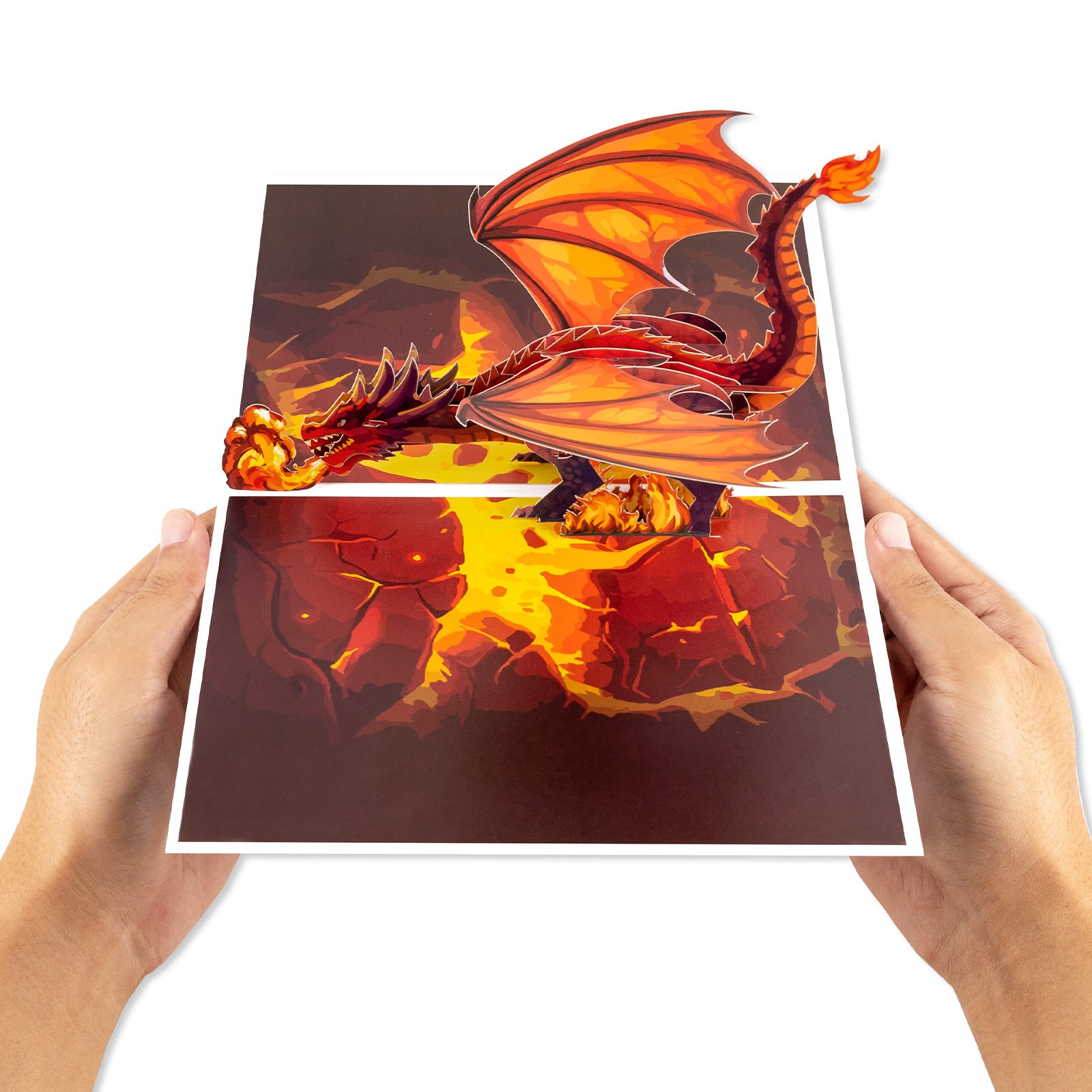 Dragon Pop-Up Card for Fantasy Fans, Birthdays & Celebrations Magic Ants