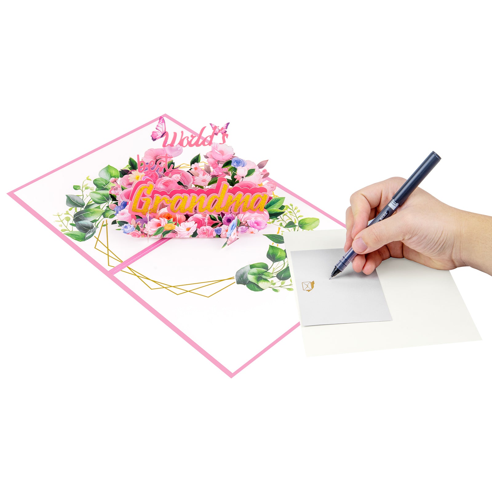 3D Grandmother Pop-up Card for Mother's Day Magic Ants