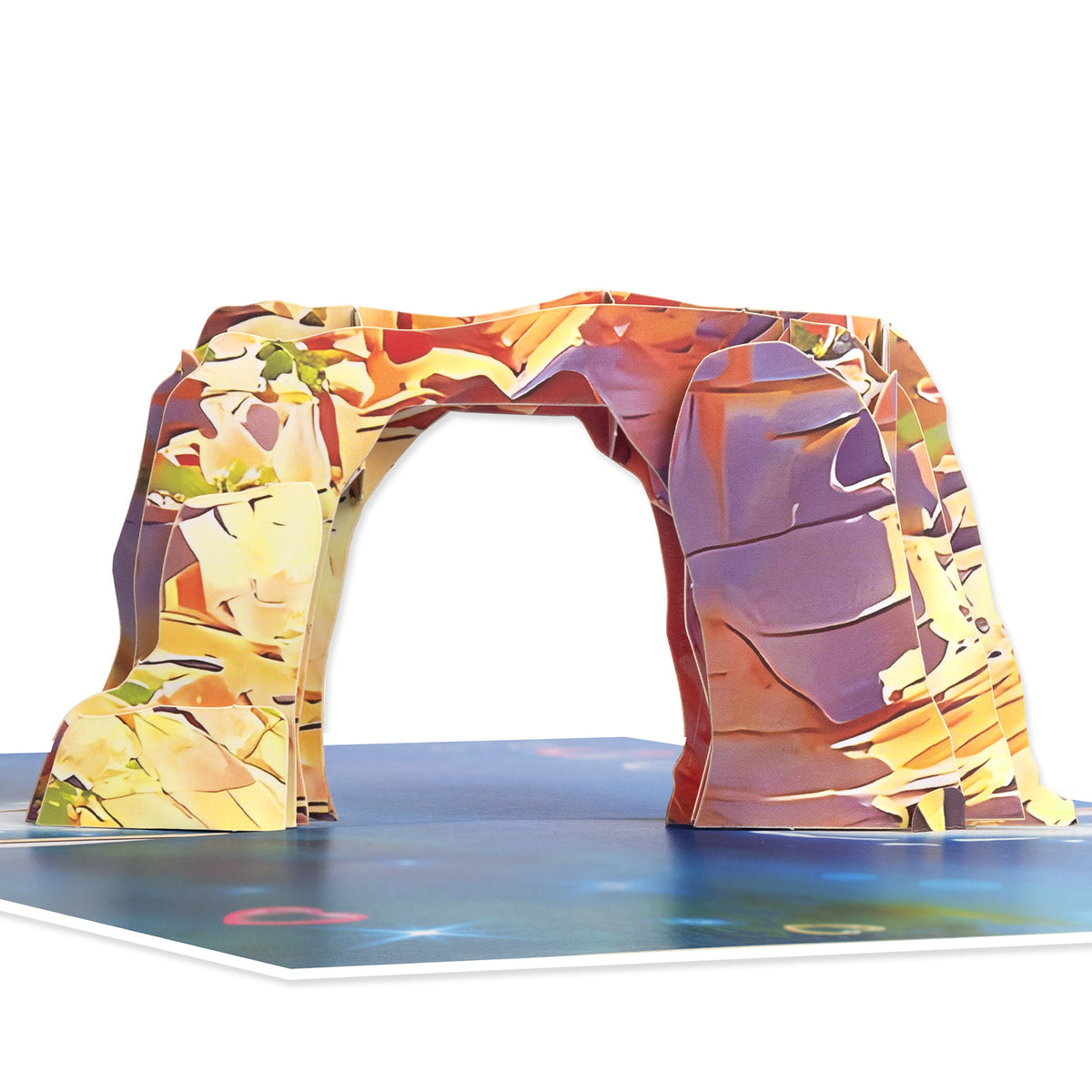 Romantic Travel 3D Pop-Up Card - Italy's Coastal Arch of Love