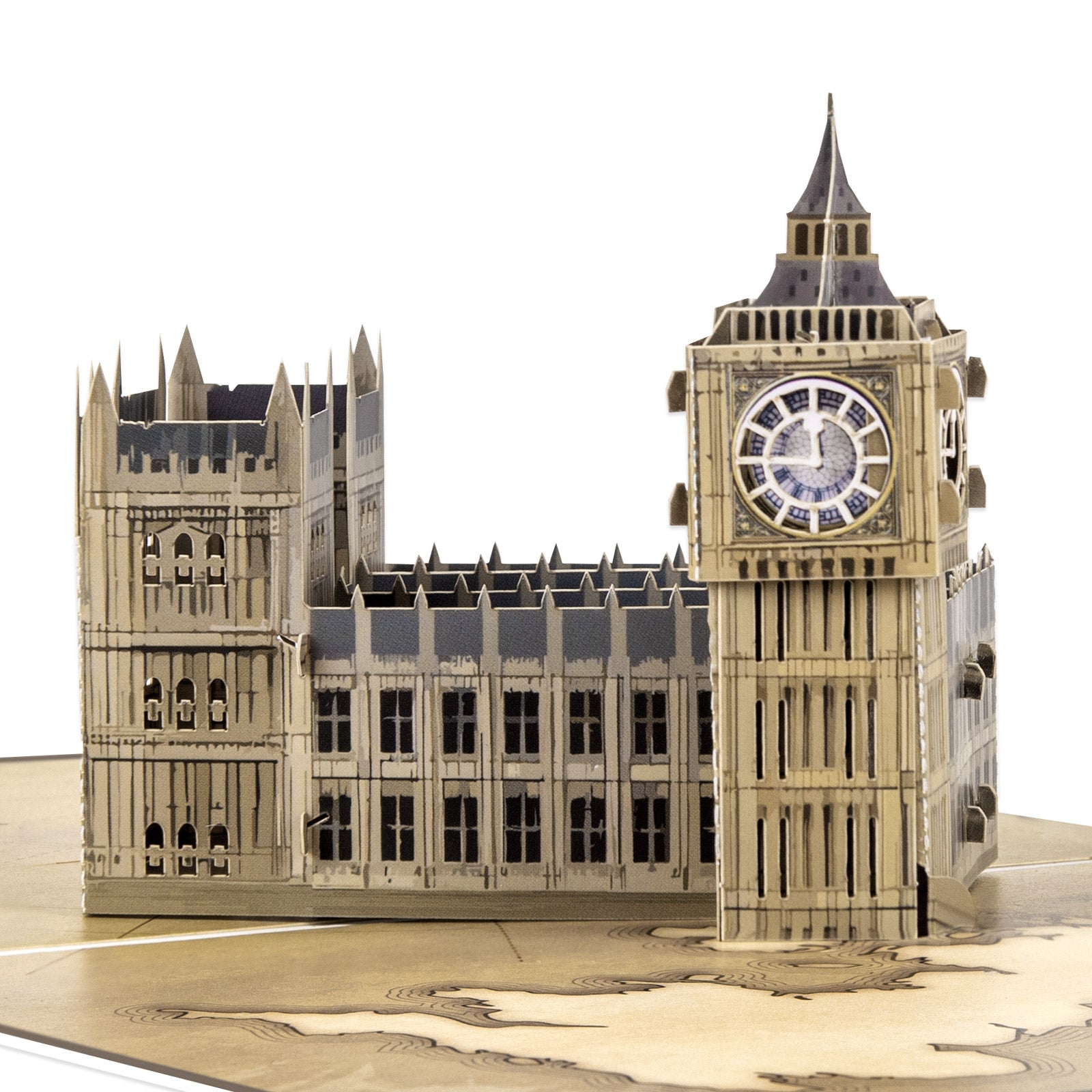 Big Ben 3D Pop-Up Card | Personalized London Landmark Greeting Card for Travel Lovers & UK Fans