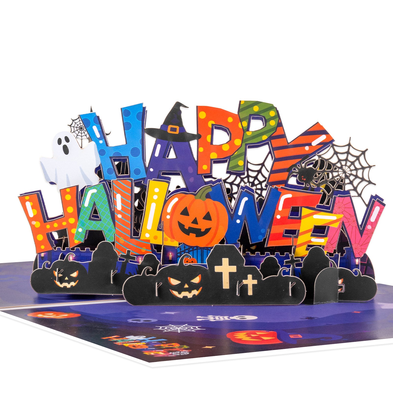 Happy Halloween 3D Pop-Up Card | Personalized Fun & Festive Halloween Greeting Card