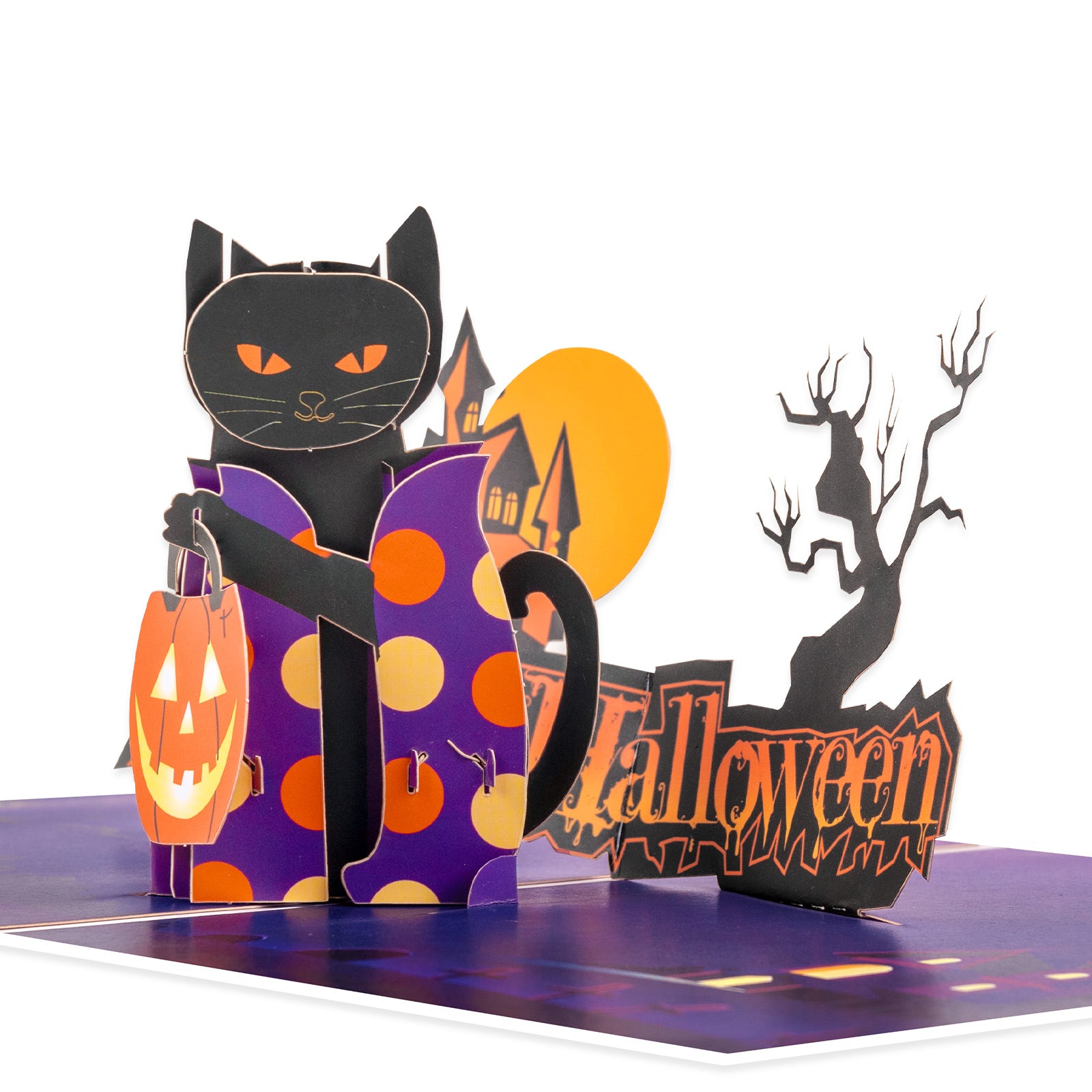Halloween 3D Pop-Up Card | Personalized Spooky Greeting Card for Halloween Parties & Trick-or-Treat