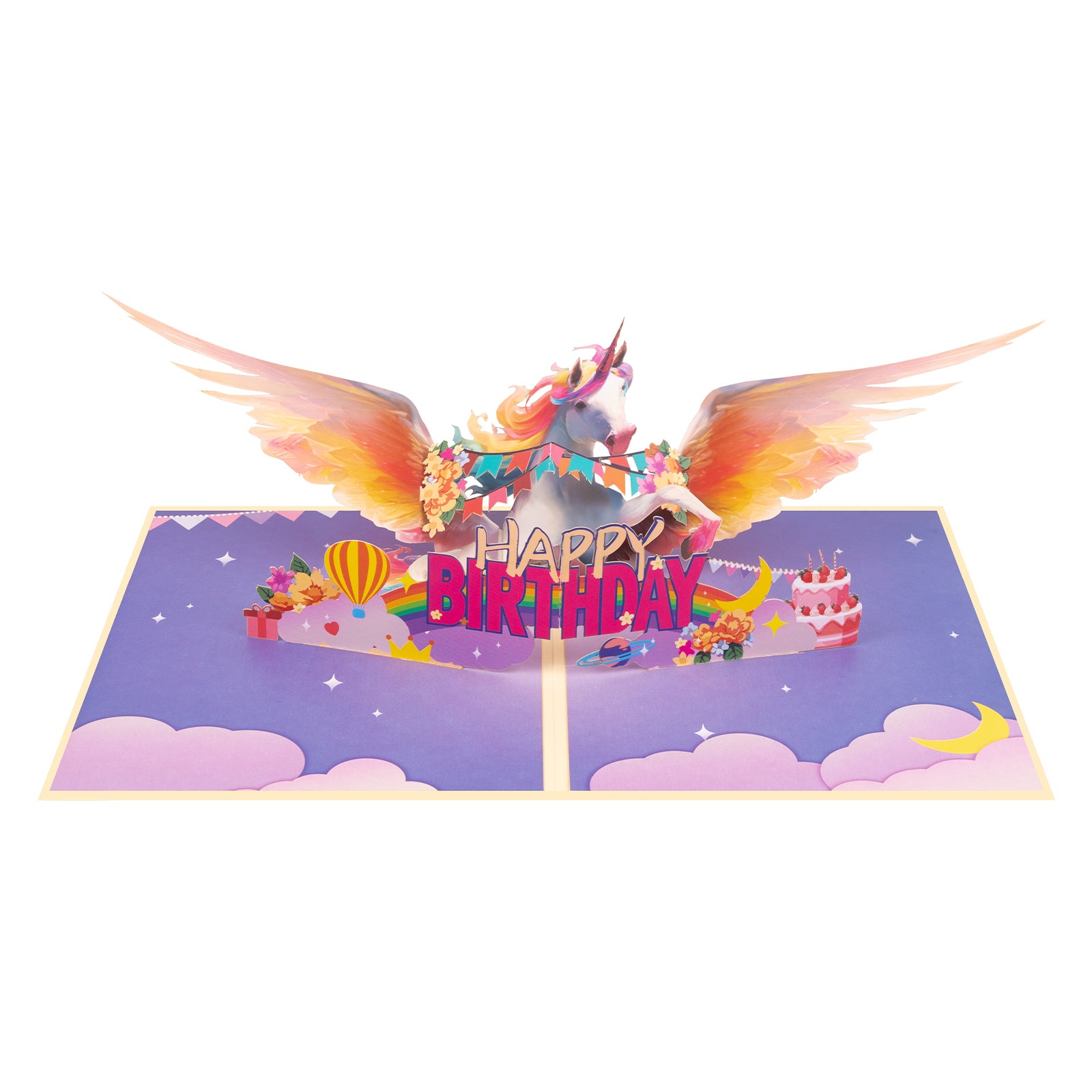 Cartoon Birthday 3D Pop-Up Card | Personalized Fun & Colorful Greeting Card for Kids & Adults