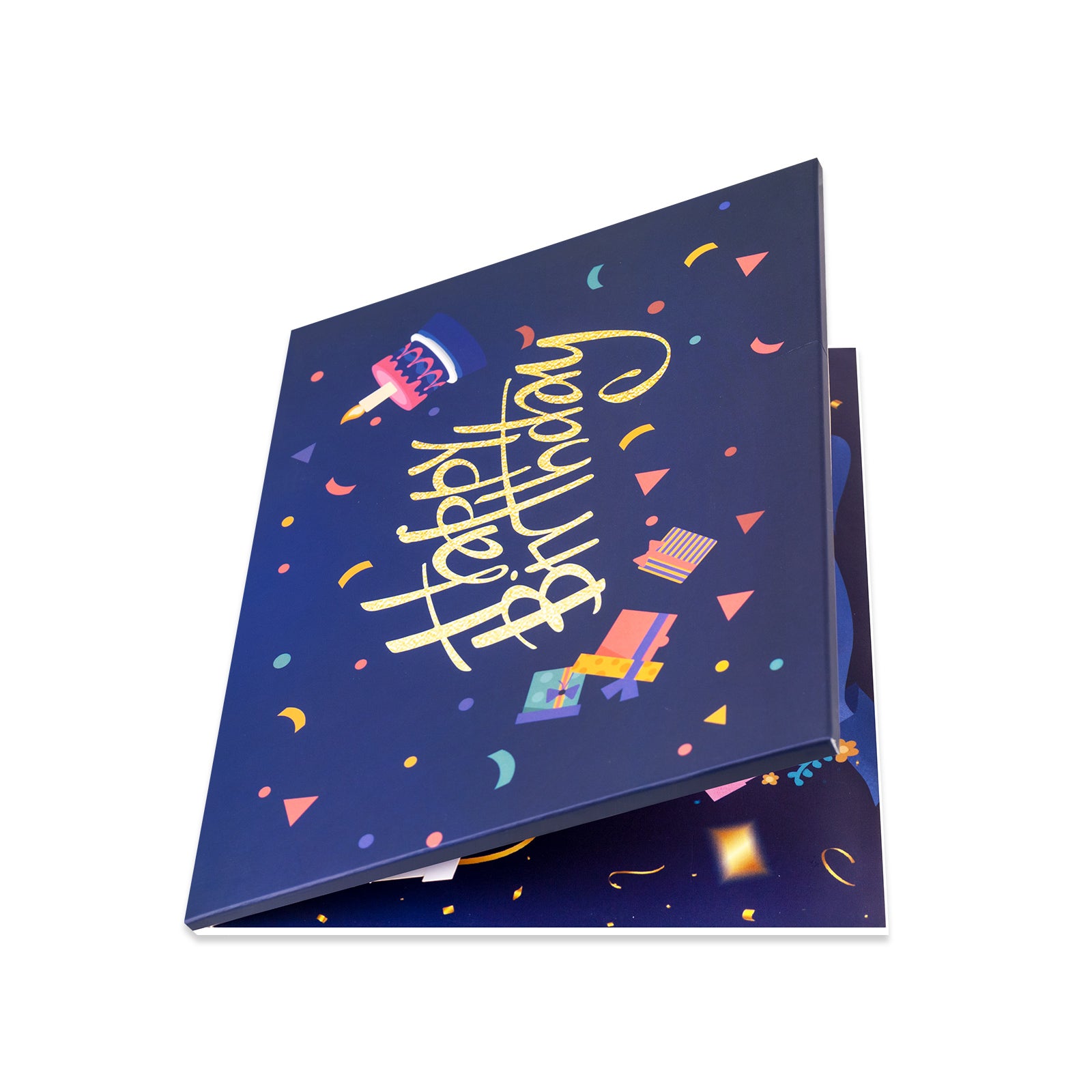 Musical Birthday Pop-Up Card with Rainbow Cake Magic Ants