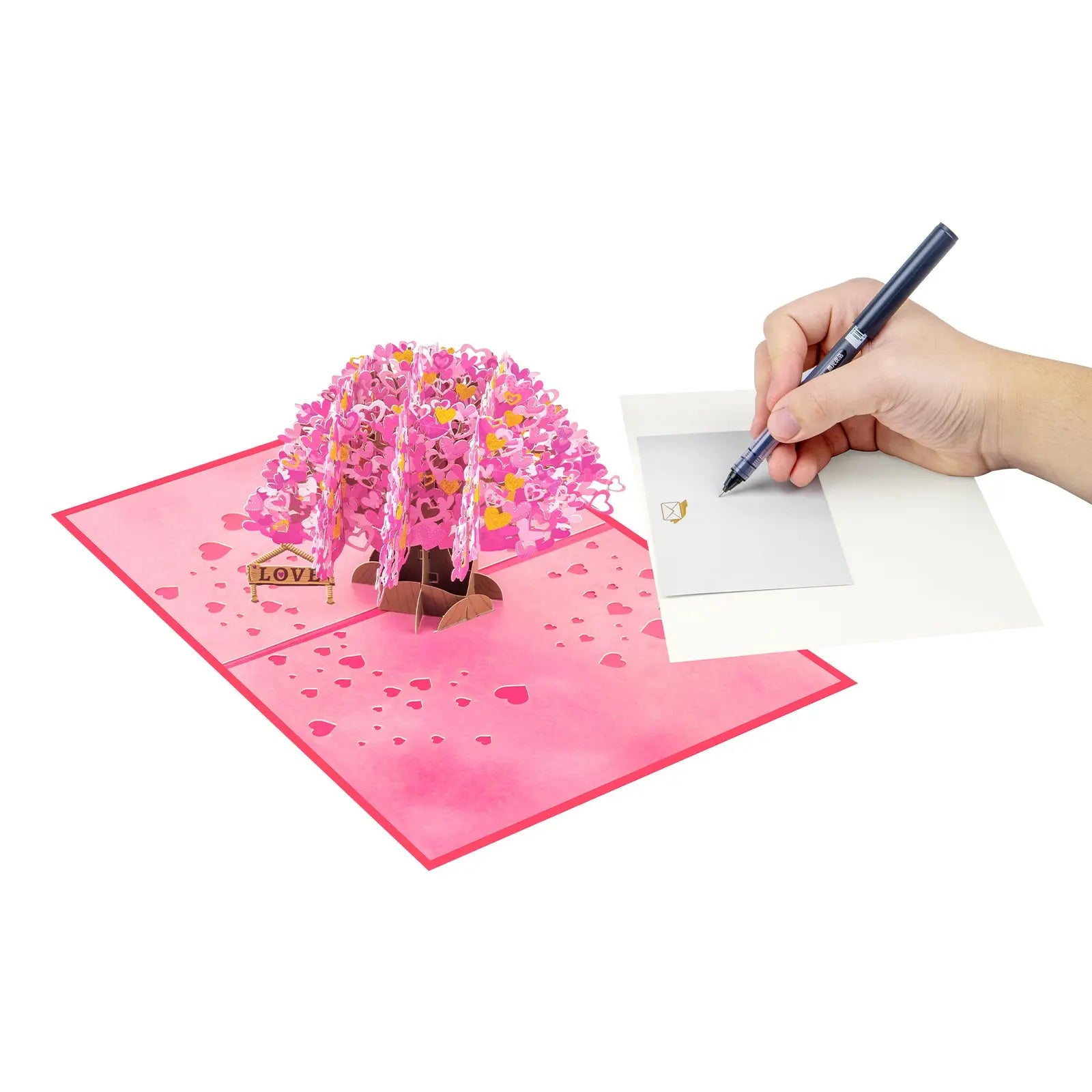 Love Tree Pop up Card - 3D Valentine's Day Greeting Cards | Perfect Gift for Anniversary, Special Moments Magic Ants