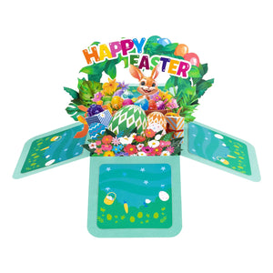 Easter Gift Box Pop Up Card - 3D Bouquet Box | Handmade 3D Card | Unique Gift for celebrating Easter Magic Ants