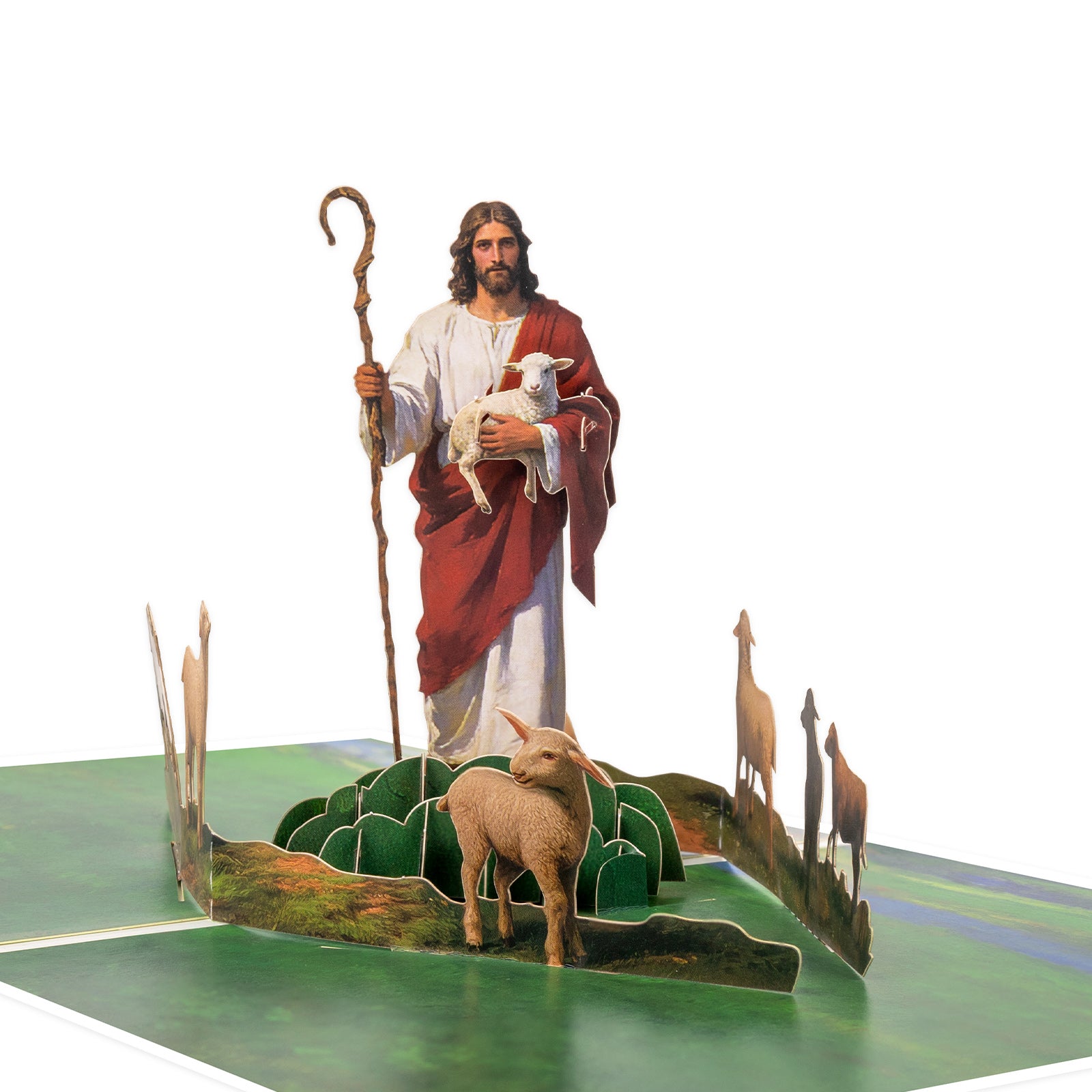 Jesus the Good Shepherd 3D Religious Pop-Up Card