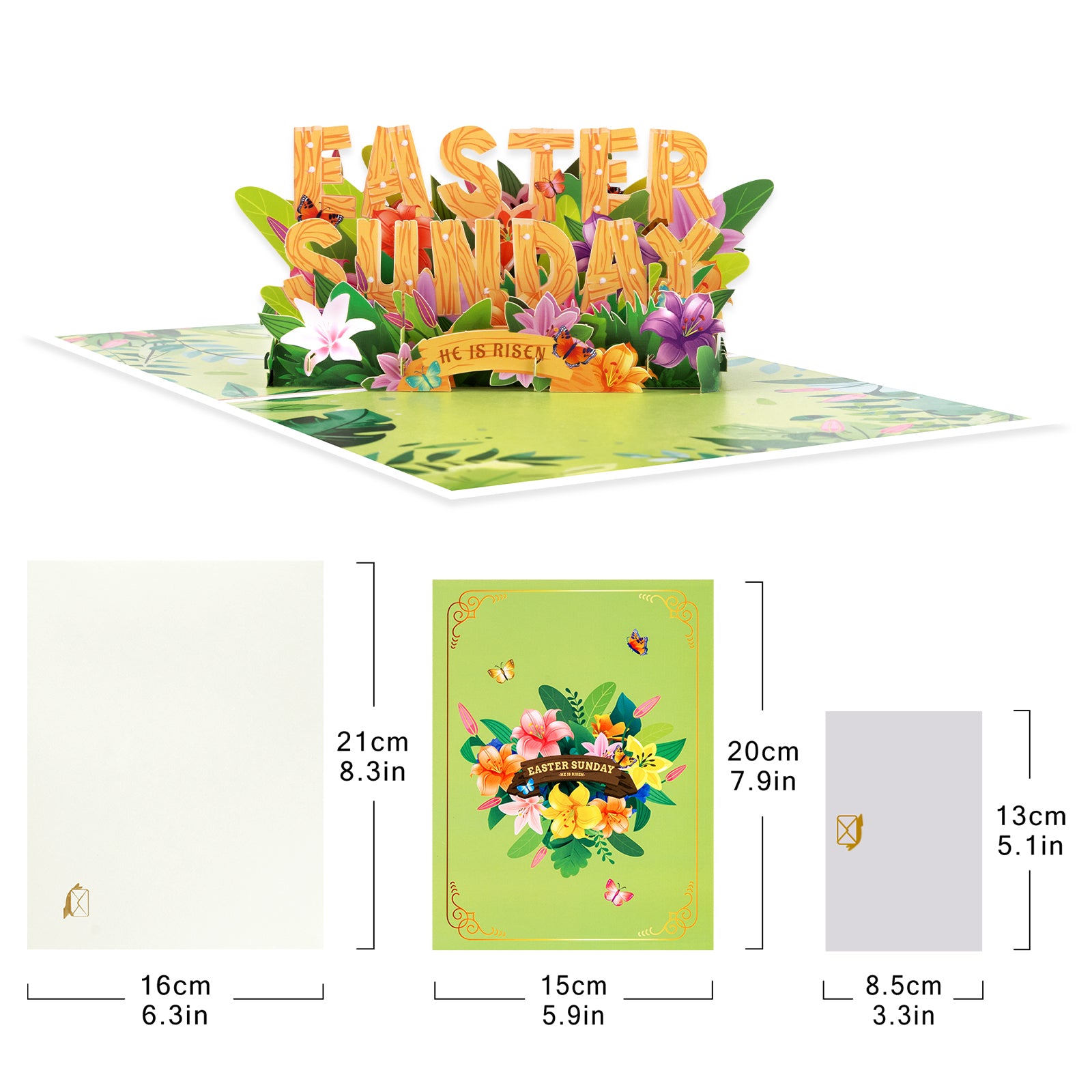 Easter Sunday Pop-Up Card | 3D Lettering Design Magic Ants