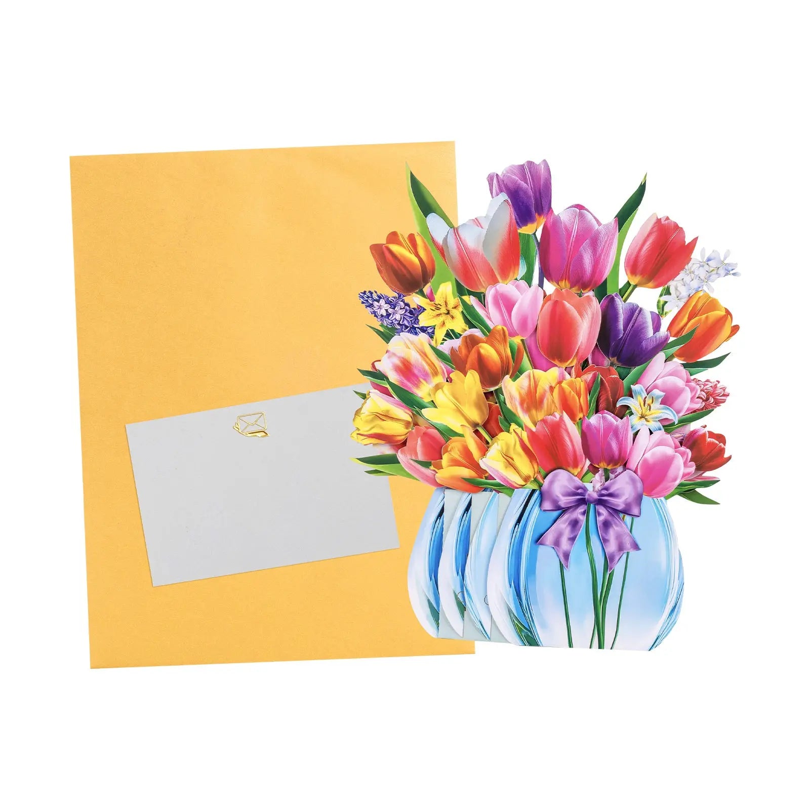 3D Tulip Pop-up Bouquet Card - The perfect celebratory gift for special occasions such as Mother's Day, anniversaries, and birthdays Magic Ants