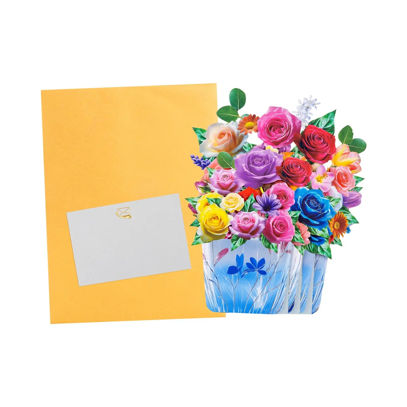 3D Rose Pop-up Bouquet Card - The perfect celebratory gift for special occasions such as Mother's Day, anniversaries, and birthdays Magic Ants