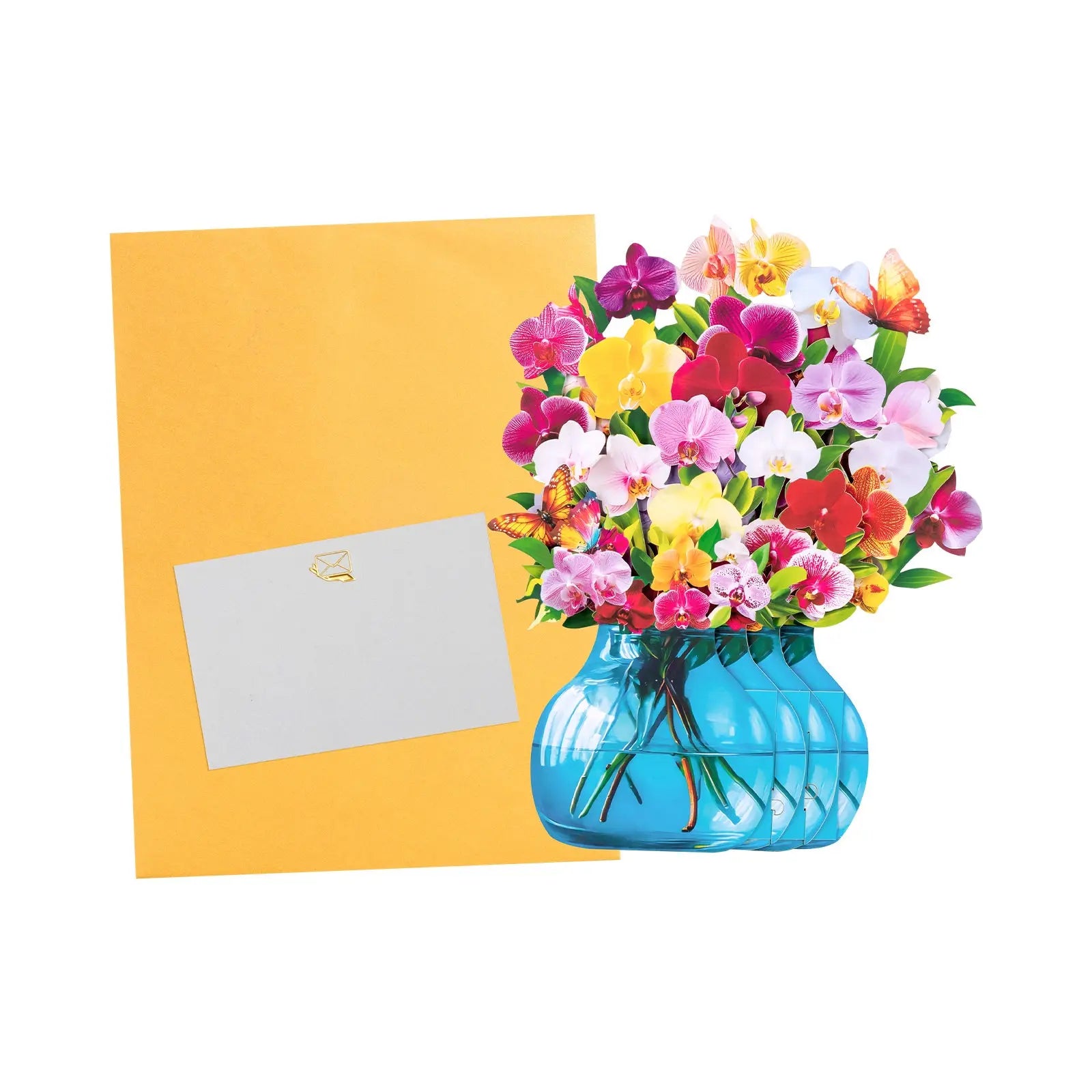 Orchid Pop-up Greeting Card - The perfect celebratory gift for special occasions such as Mother's Day, anniversaries, and birthdays Magic Ants