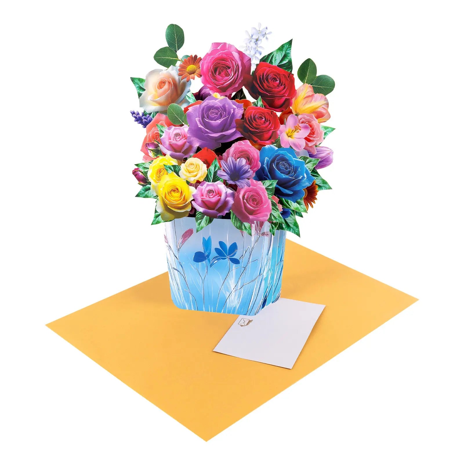 3D Rose Pop-up Bouquet Card - The perfect celebratory gift for special occasions such as Mother's Day, anniversaries, and birthdays Magic Ants