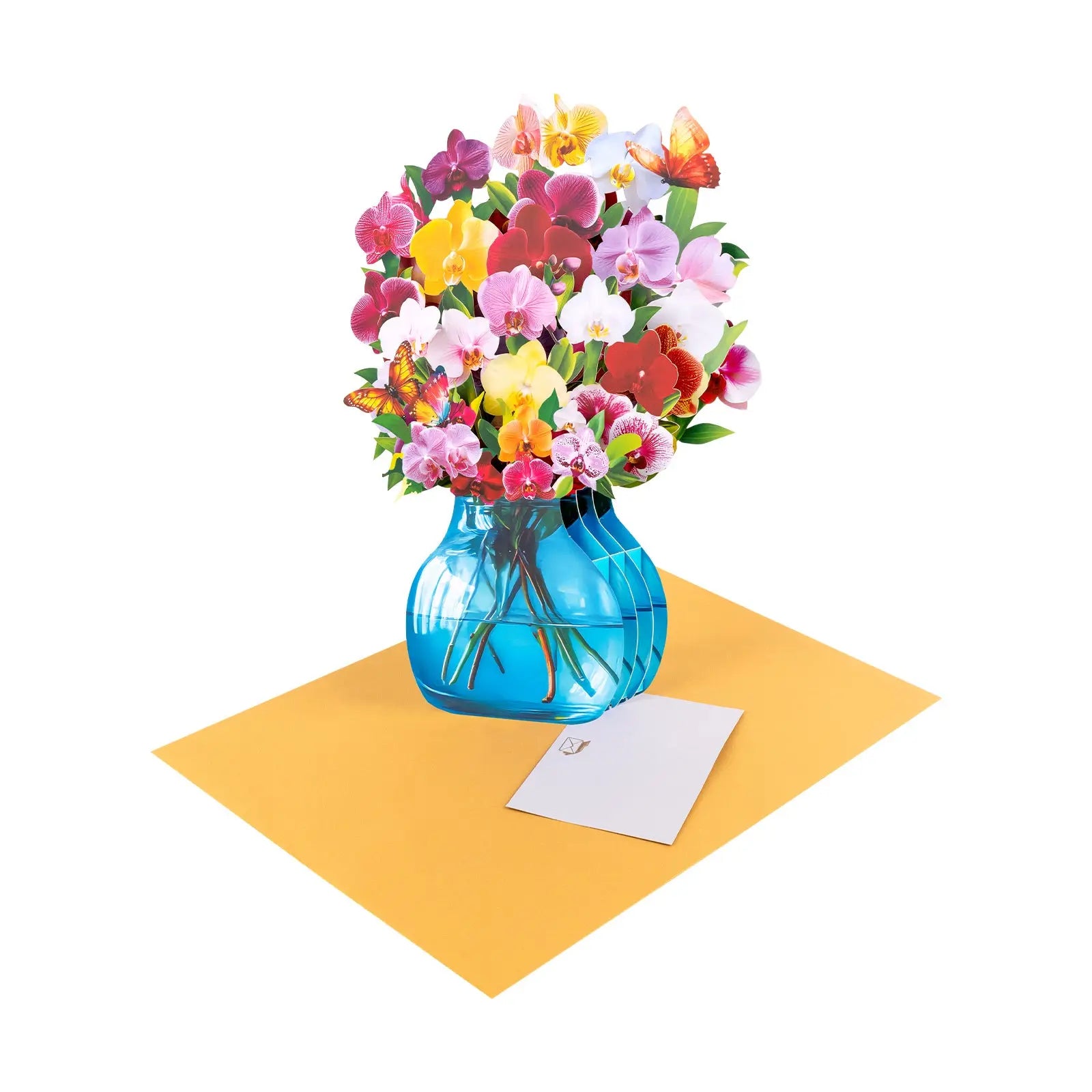 Orchid Pop-up Greeting Card - The perfect celebratory gift for special occasions such as Mother's Day, anniversaries, and birthdays Magic Ants