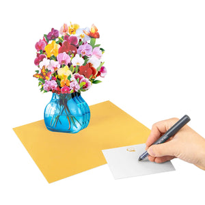 Orchid Pop-up Greeting Card - The perfect celebratory gift for special occasions such as Mother's Day, anniversaries, and birthdays Magic Ants