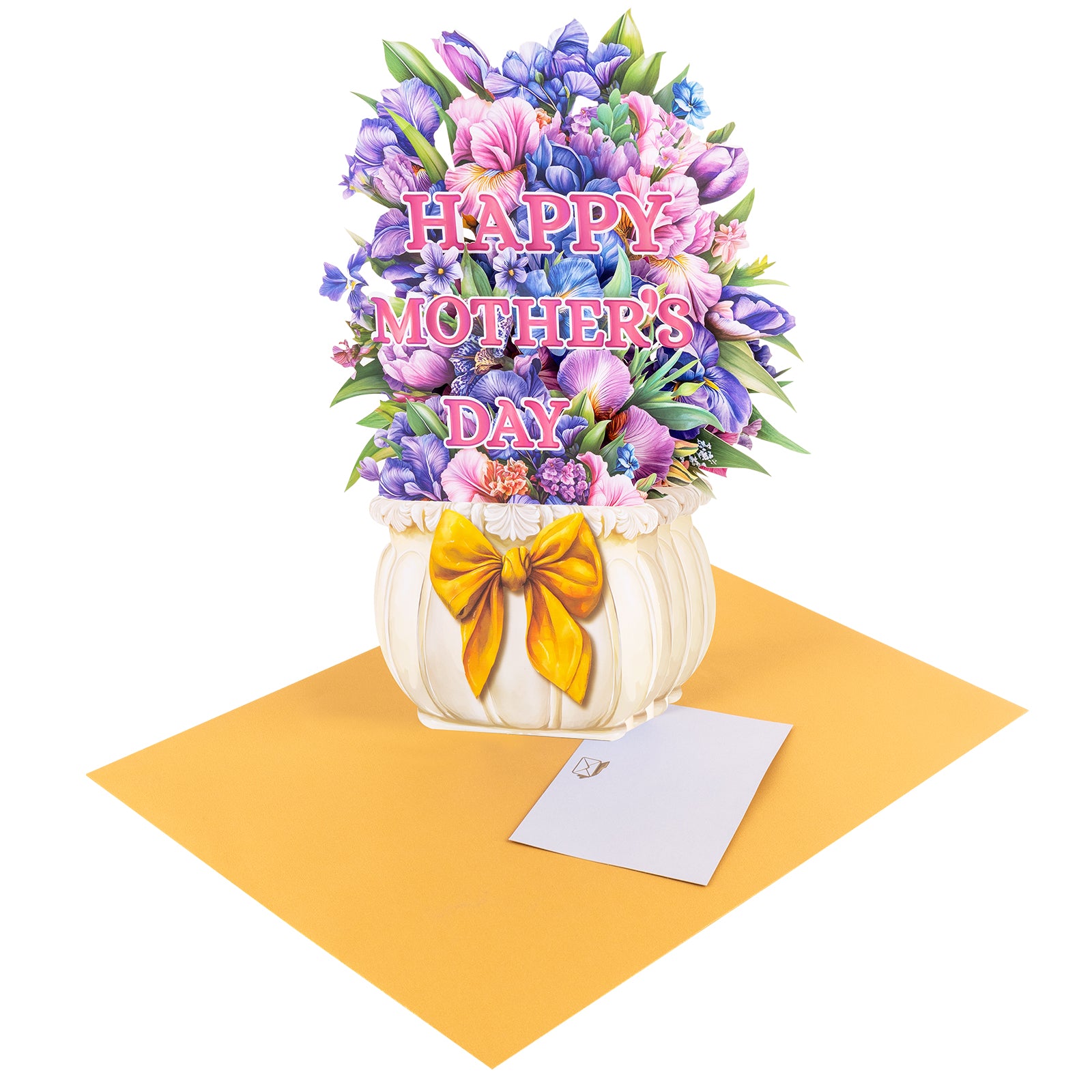 Mother's Day musical bouquet card in freestanding display
