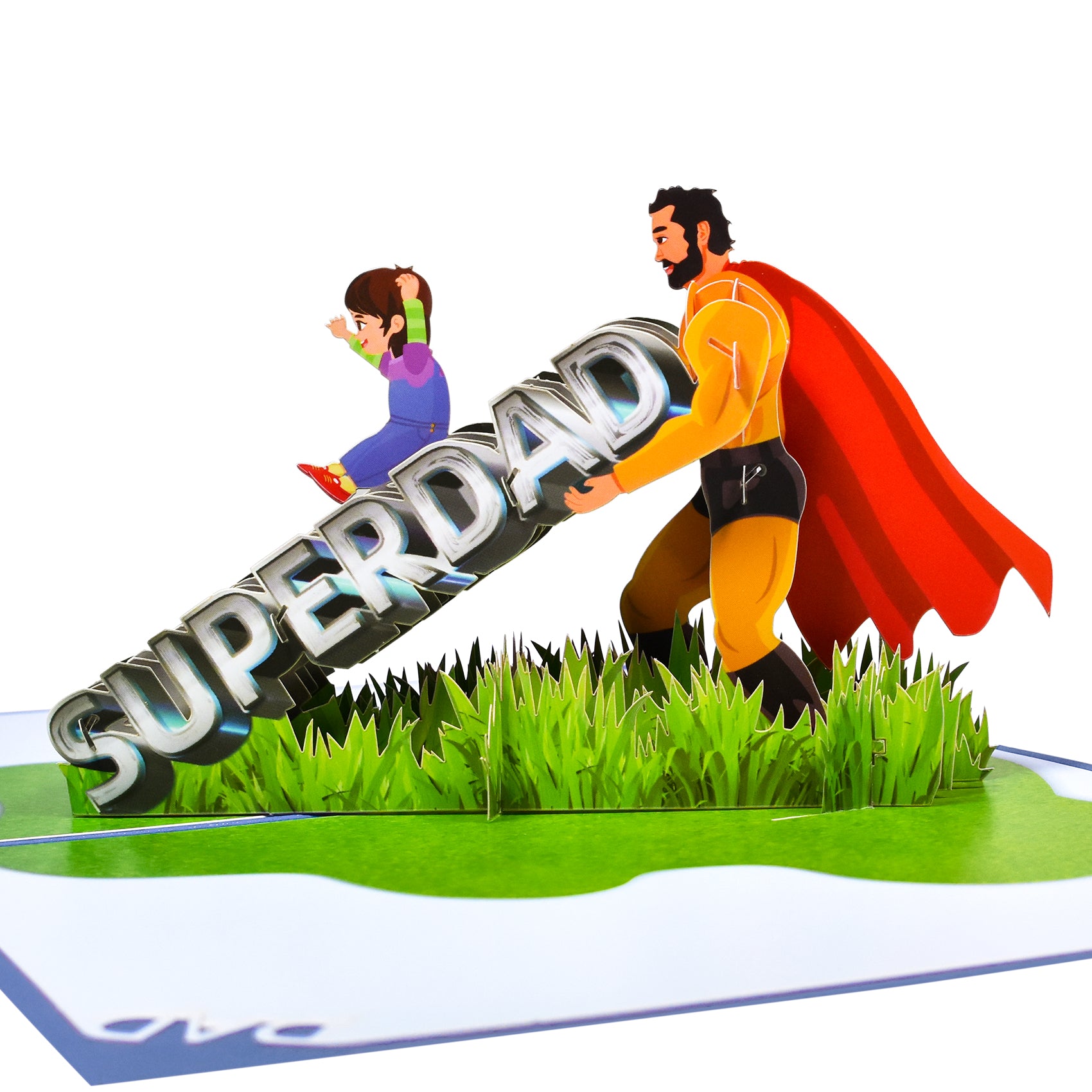 Super Dad 3D Pop Up Father's Day Card