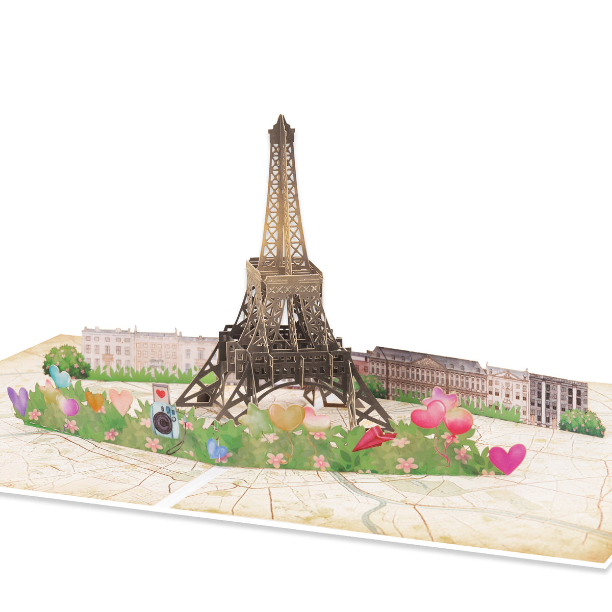 Eiffel Tower Paris 3D Pop-Up Landmark Card