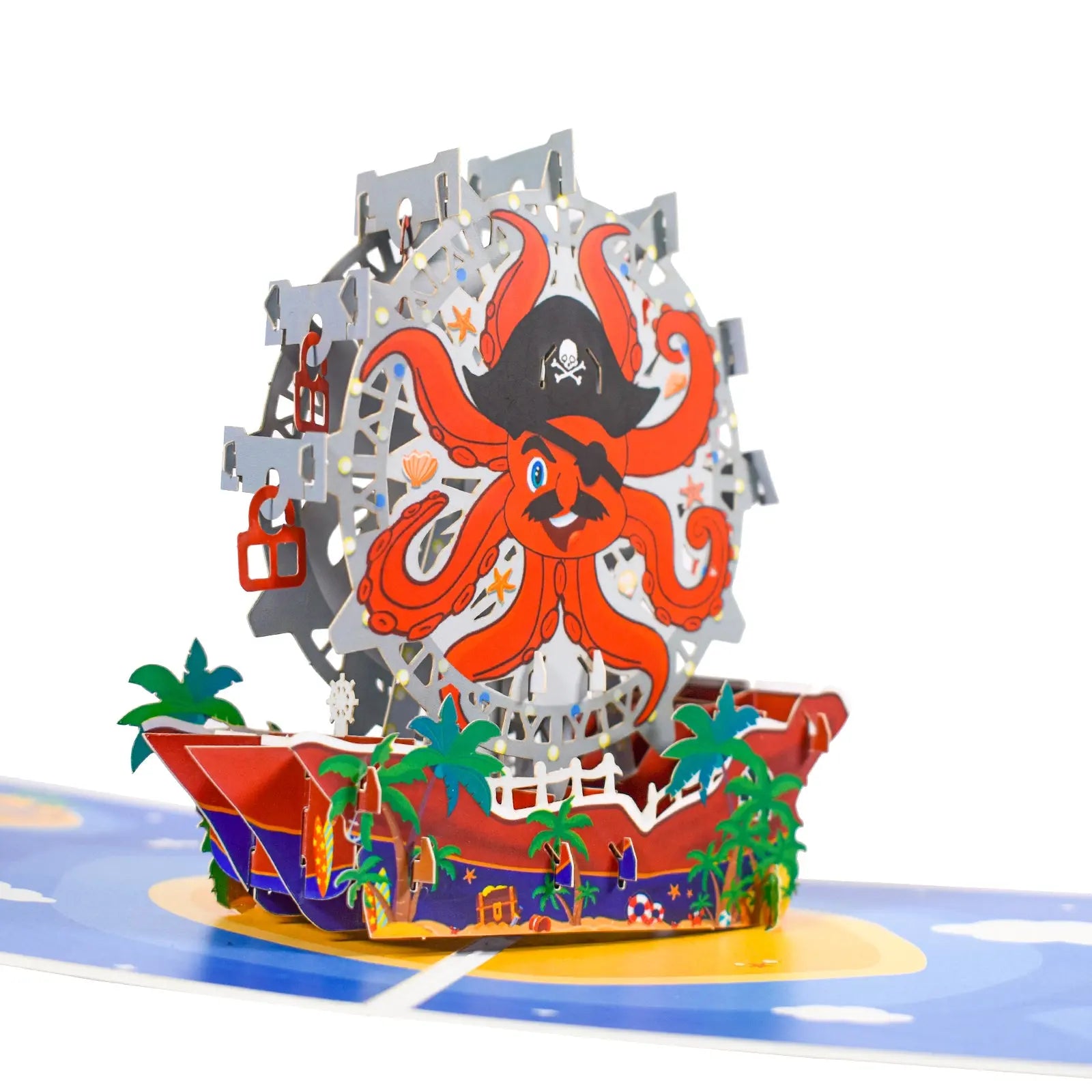 3D Octopus Ferris Wheel Magic Ants