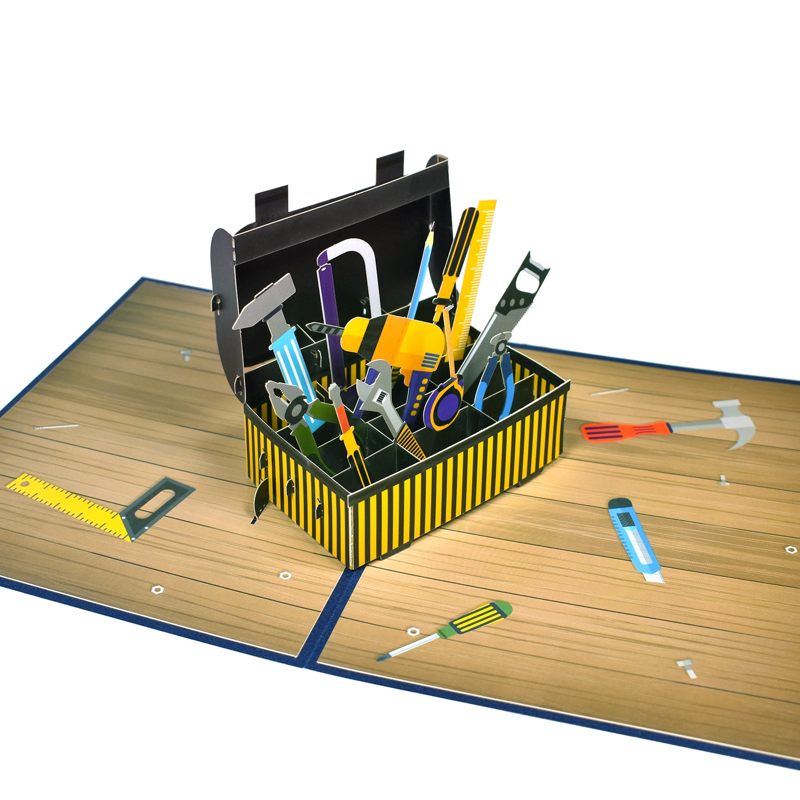 Father's Day 3D Toolbox Pop-up Card