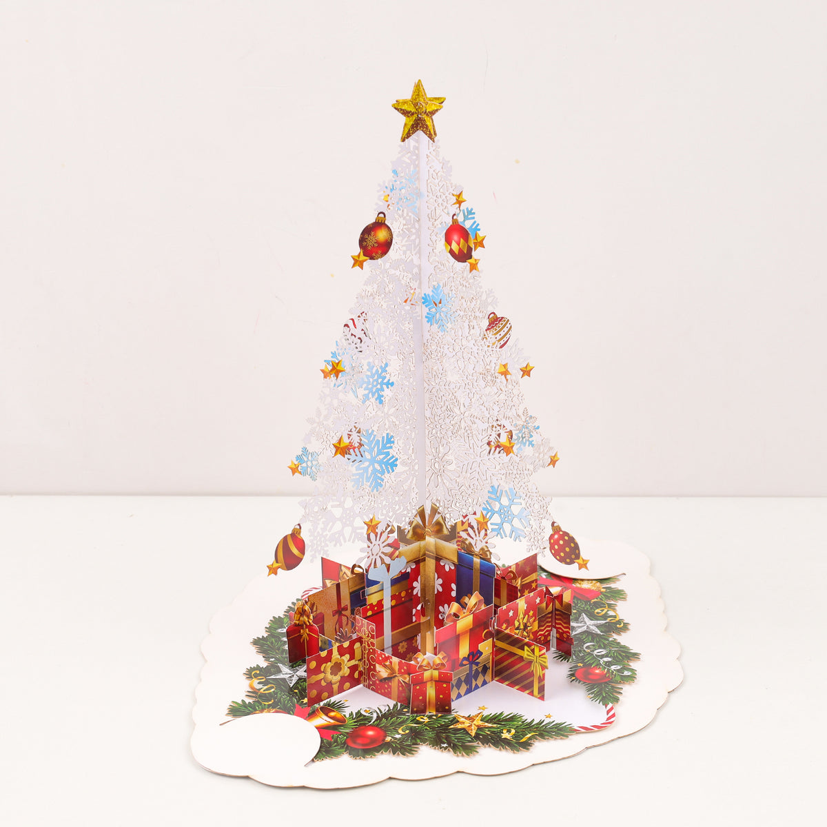 Pop-Up Christmas Tree Card & Tabletop Decoration