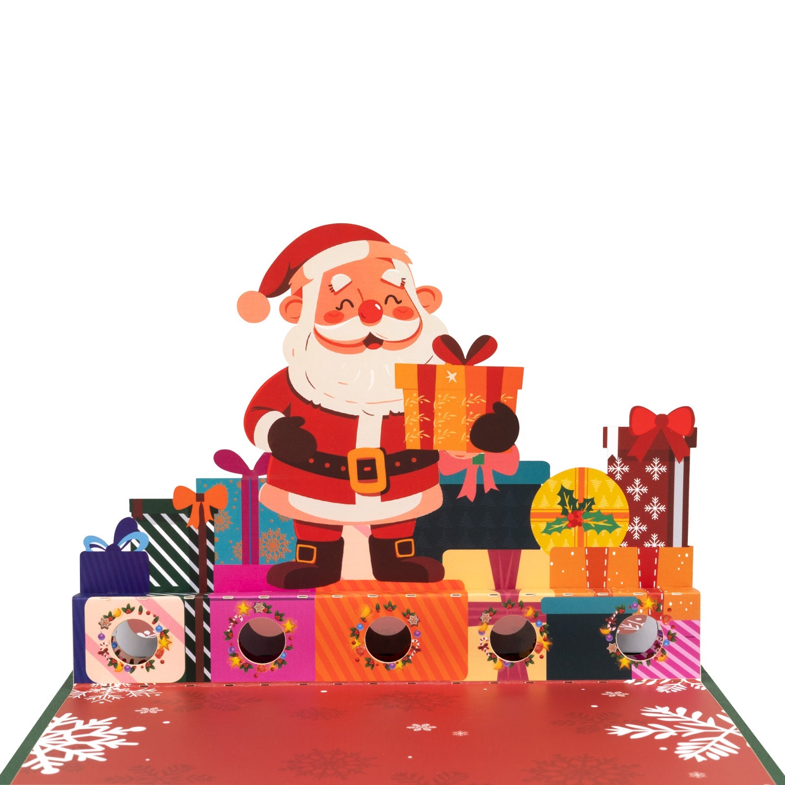Pop-Up Christmas Money Gift Card - Holiday Money Holder Greeting Card with Envelope - 3D Santa Design for Cash Gifts and Seasons Greetings Magic Ants